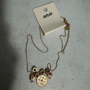 Aerie heart charm necklace